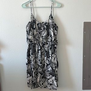 Black and white summer dress